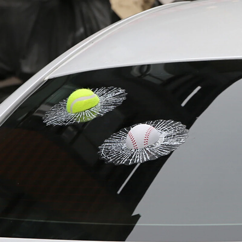 Наклейка на автомобиль 3D Гольф Футбол Баскетбол Теннис Бейсбол украшение кузов