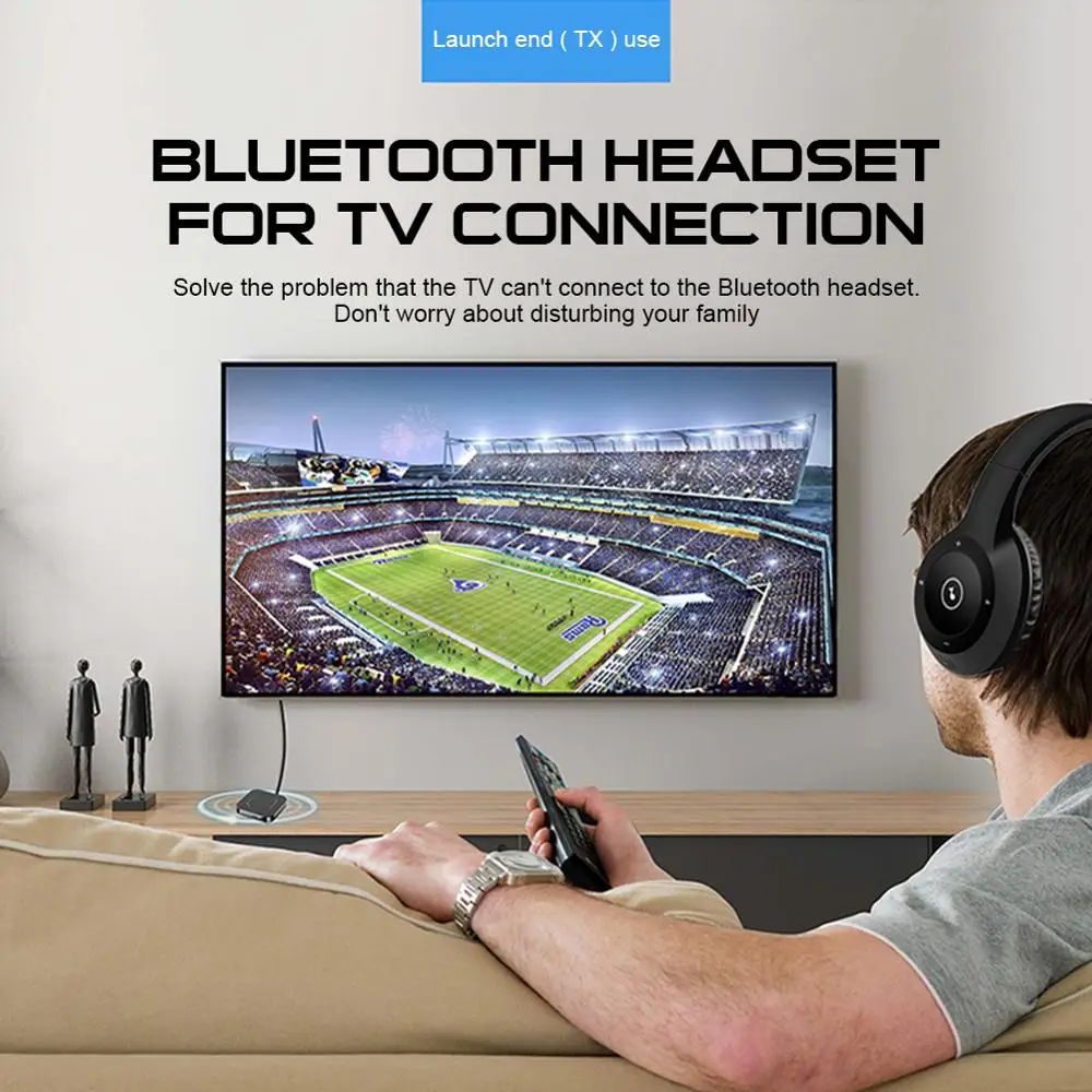 Bluetooth-адаптер для ПК беспроводной передатчик и приемник Bluetooth 5 0 с поддержкой AUX/RCA