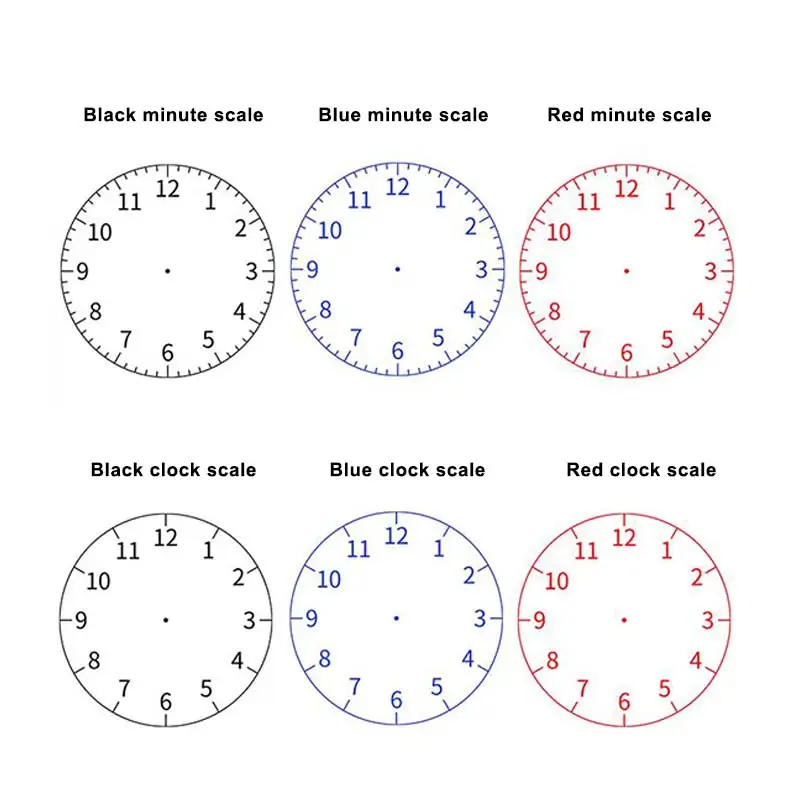 

1pc Learning Recognition Teacher Teaching Seal Clock Dial Stamps Primary School Seal Kids Children Toys 30mm In Diameter New