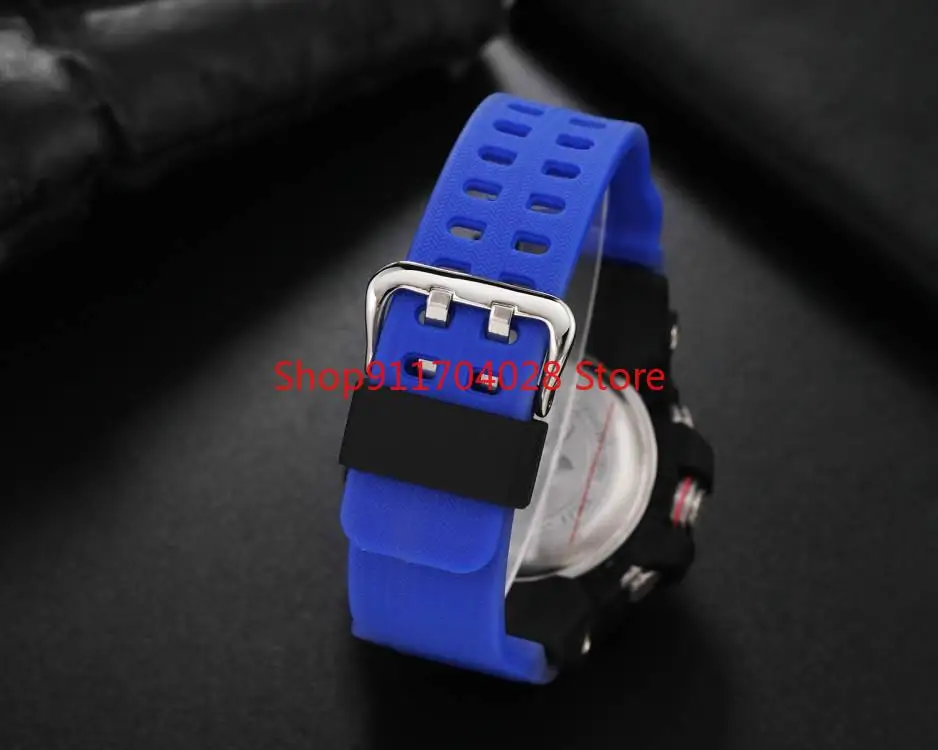 

The new blue 1000 men's quartz watch LED digital waterproof watch all functions can be operated