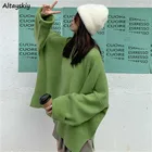 Женские универсальные пуловеры BF, новые женские пуловеры с круглым вырезом, чистая Весенняя стандартная одежда абрикосового цвета с Боковым Разрезом, популярная одежда Ins с длинным рукавом