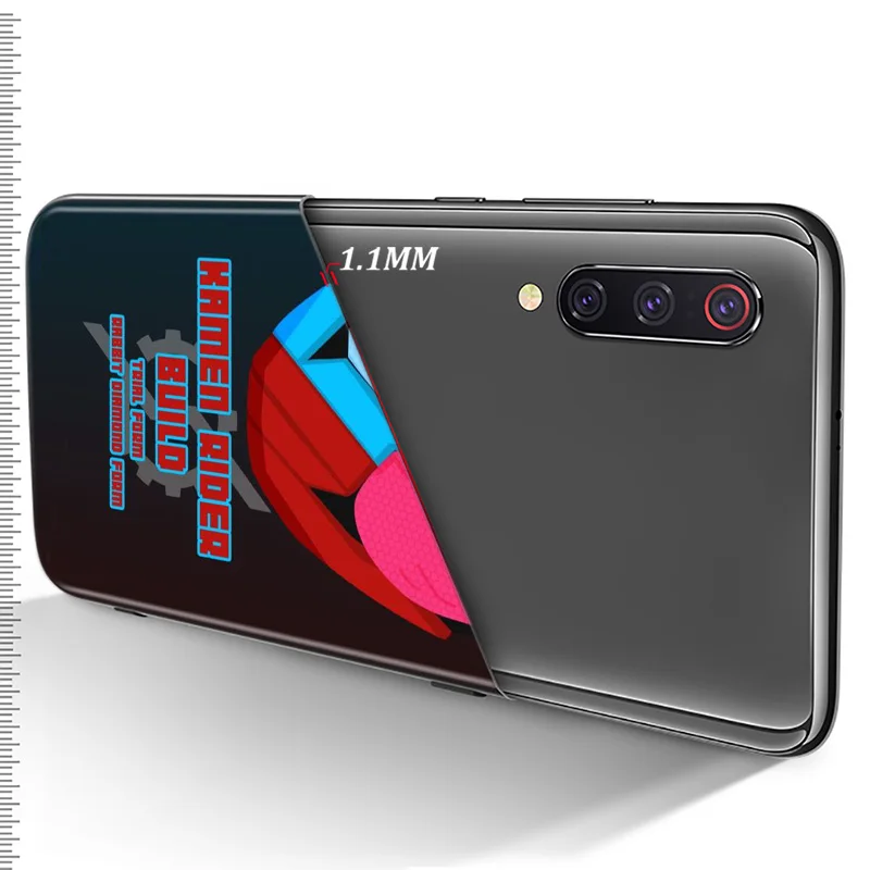 

Hot Anime Dragon Rider Kamen For Xiaomi Mi 11 11i 10T Note 10 9T 9 SE 8 Lite Pro Ultra 5G Black Phone Case