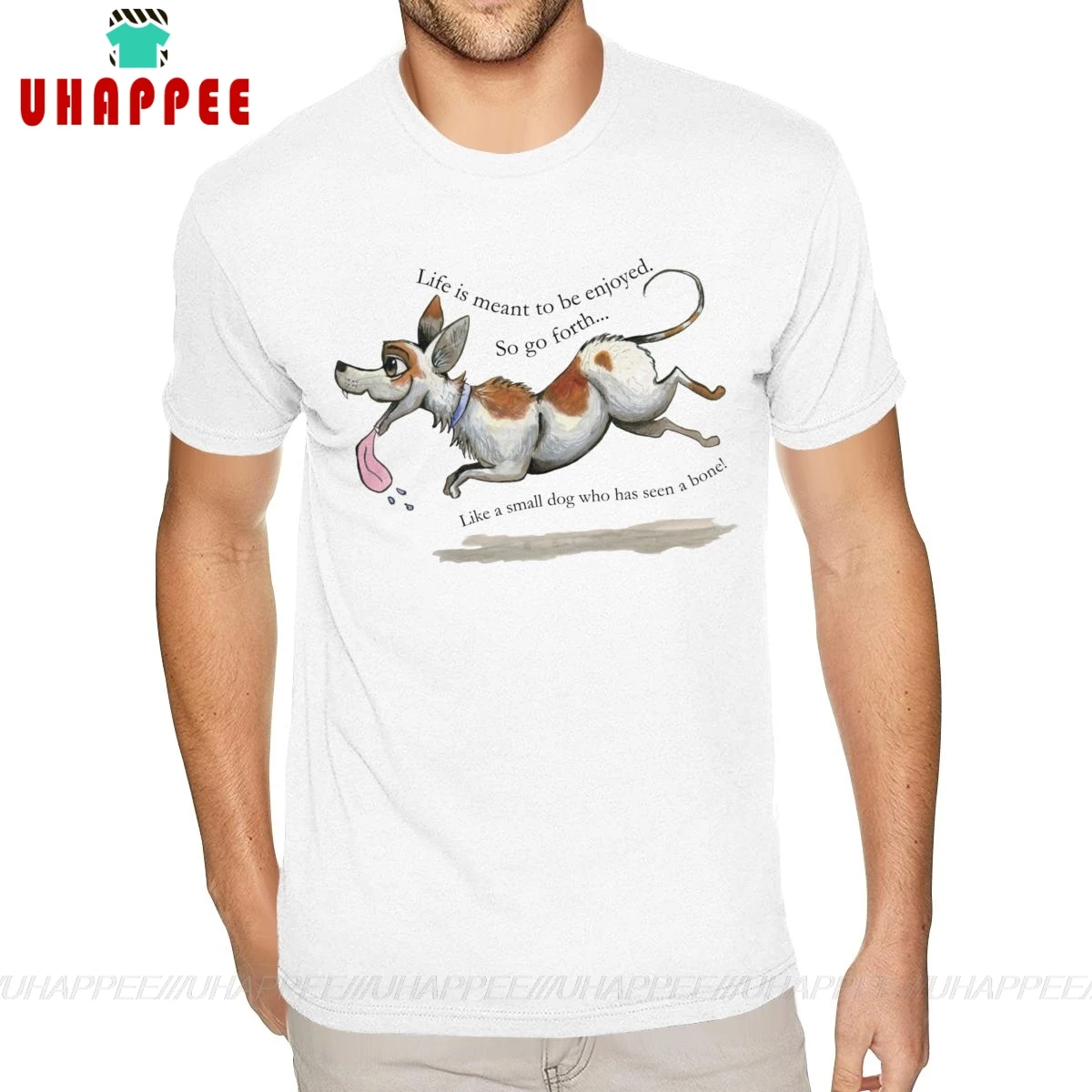 Футболки с коротким рукавом и круглым вырезом из 100% хлопка принтом Джека