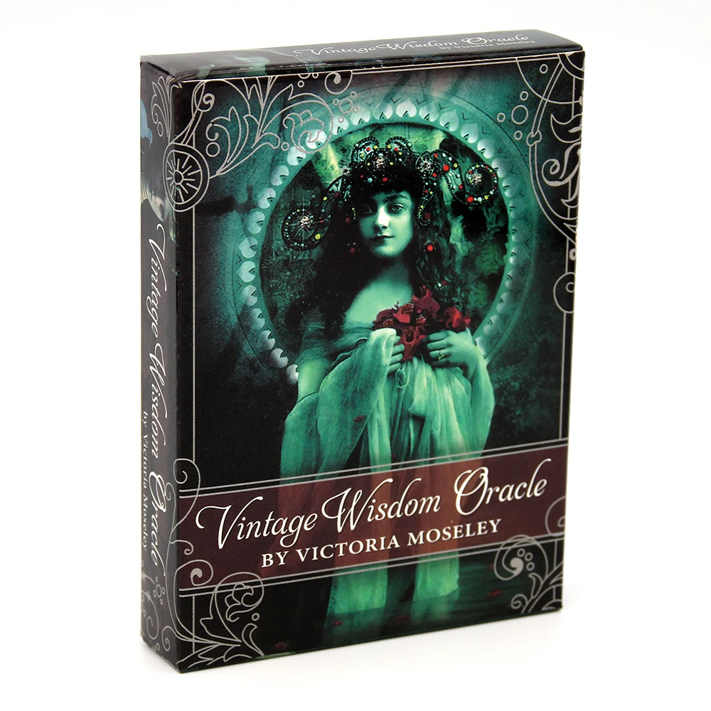 

Vintage Wisdom Oracle By Victoria Moseley illustrated oracle cards infused with the beauty and inspiration of goddesse