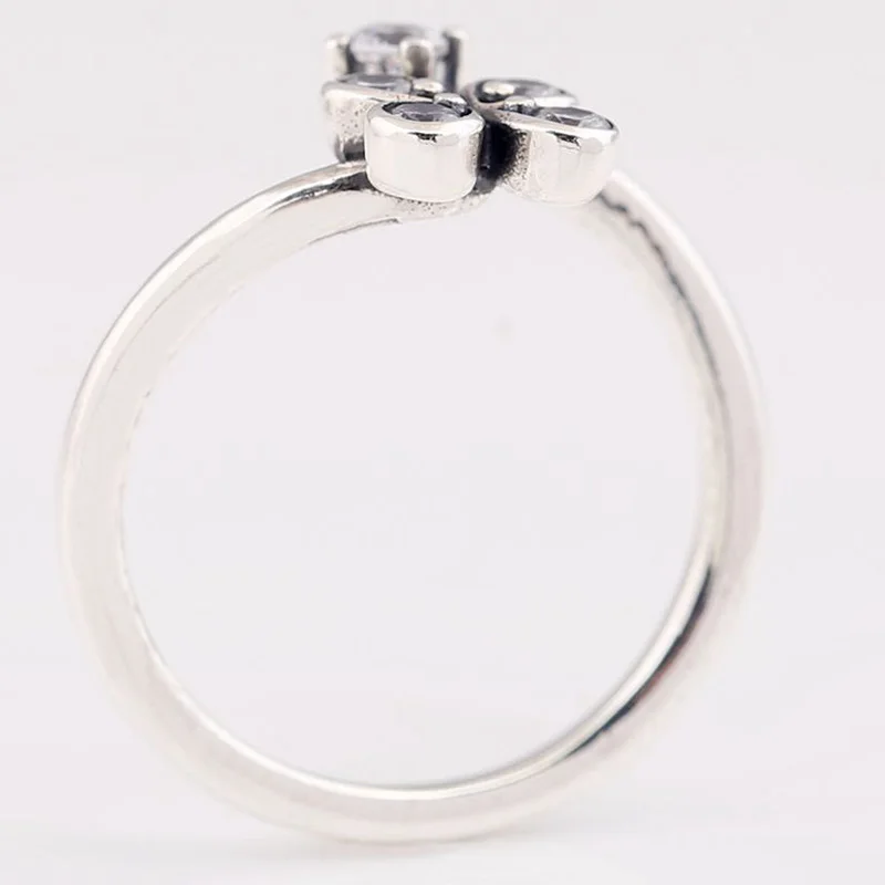 

Original 925 Sterling Silver Pan Ring Creative Lucky Clover Ring For Women Wedding Party Gift Fashion Jewelry