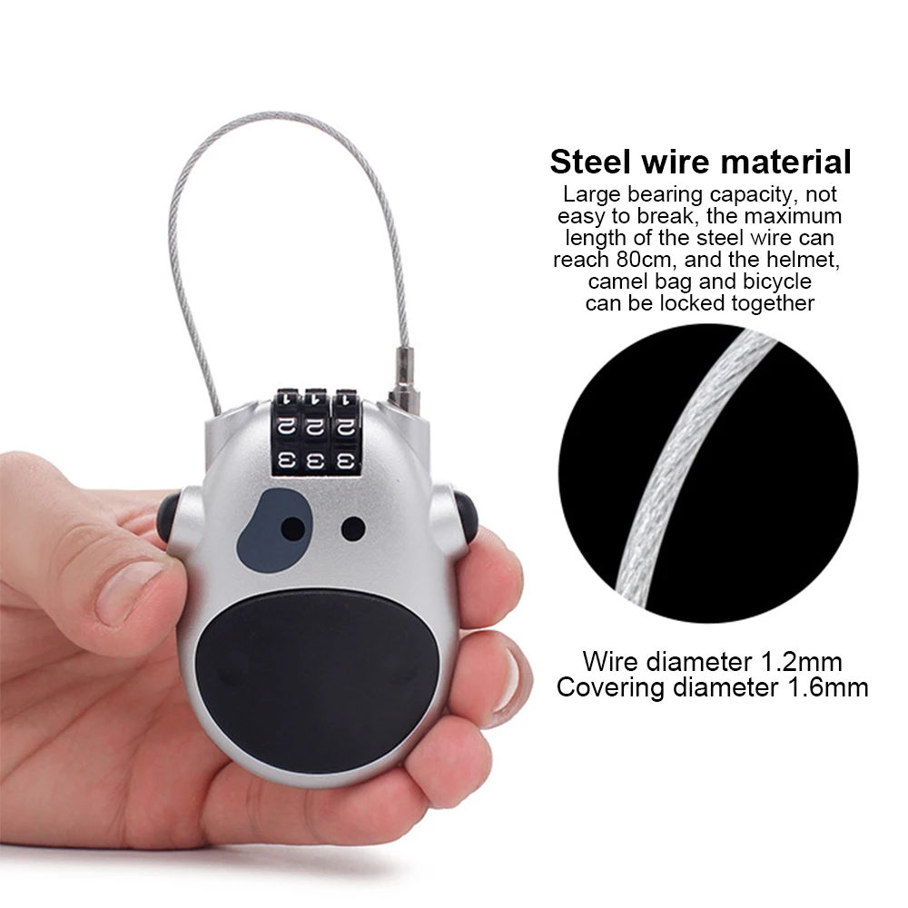 Замок веревка велосипедов Запчасти Mini монопод селфи палка выдвижной провод Анти