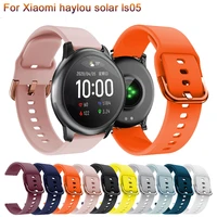 silicone 22mm watchband strap for xiaomi haylou solar ls05 replacement smart wristband bracelet for xiaomi haylou solar ls05
