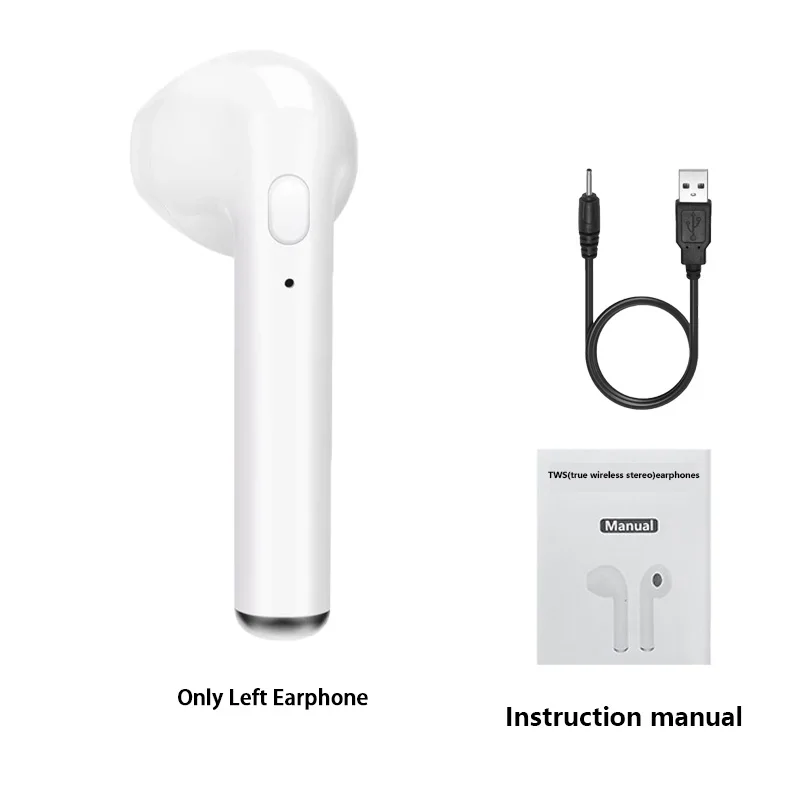 I7s TWS беспроводные наушники Bluetooth Air наушники мини в ухо стерео наушники гарнитура с зарядным устройством для iPhone Xiaomi huawei - Цвет: 1 Pcs Not Box
