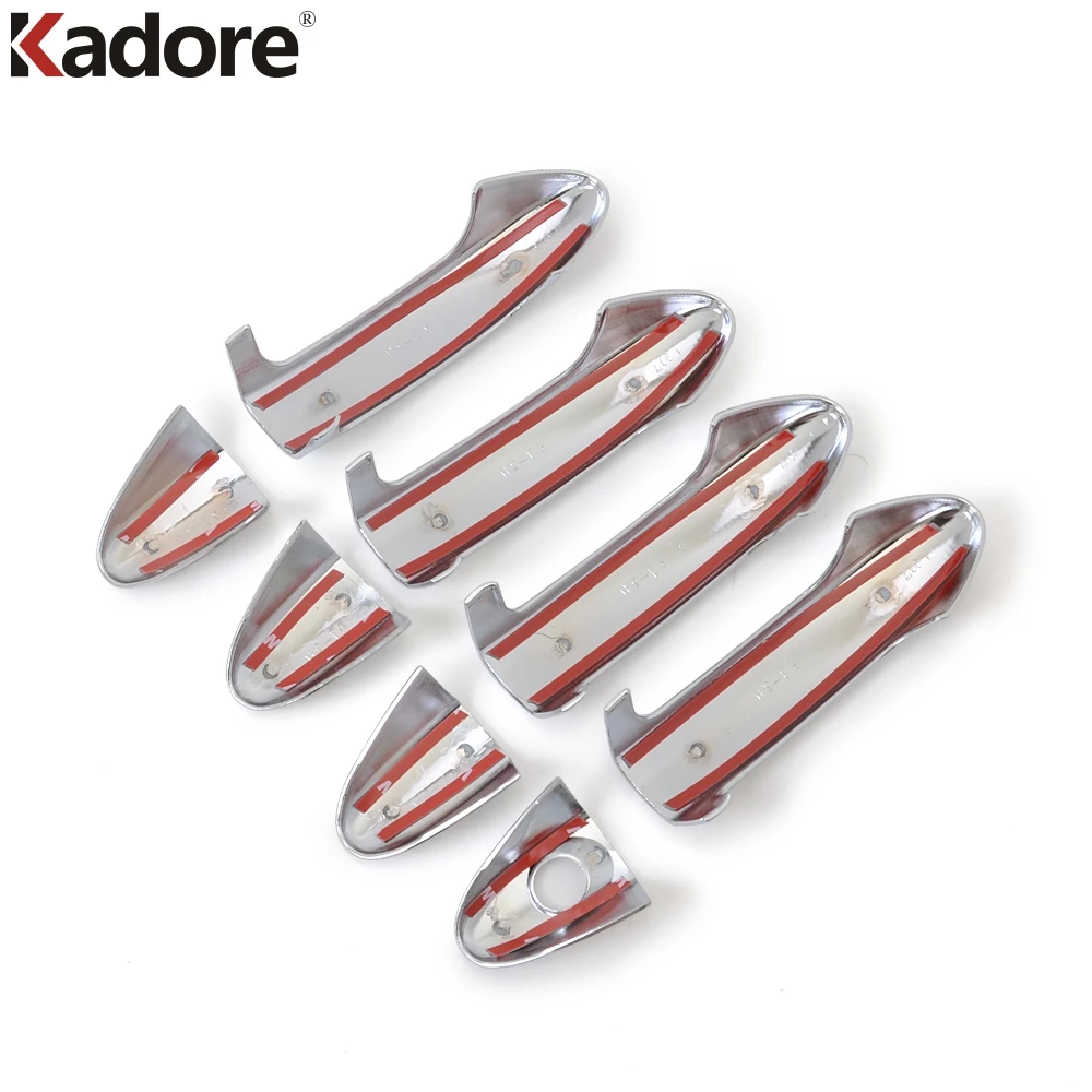 Для форд фиеста 2009 2010 2011 ABS Chrome Боковая дверь ручки крышки Накладка автомобиля