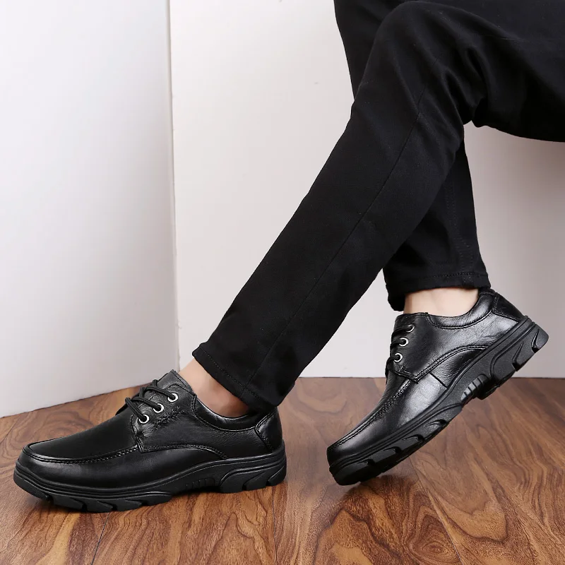 Online Pergelangan Kaki Luar Ruangan Fashion Martin Boots Pria Sepatu Kulit Asli Untuk Pria Trendi Kasual Formal Bisnis Oxford Gaun Pria