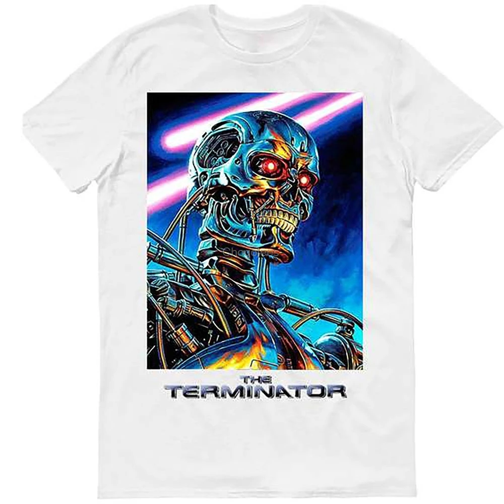 Футболка The terminator для мужчин и женщин лучший подарок футболка любителей фильмов