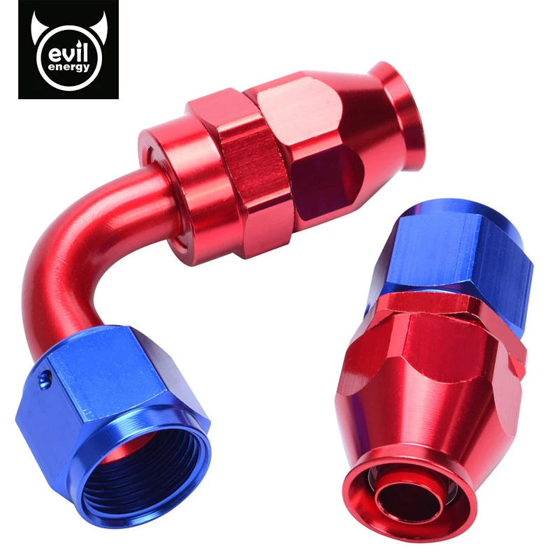 Универсальный переходник для шланга из ПТФЭ 8 А 0/90 градусов|Подача и обработка