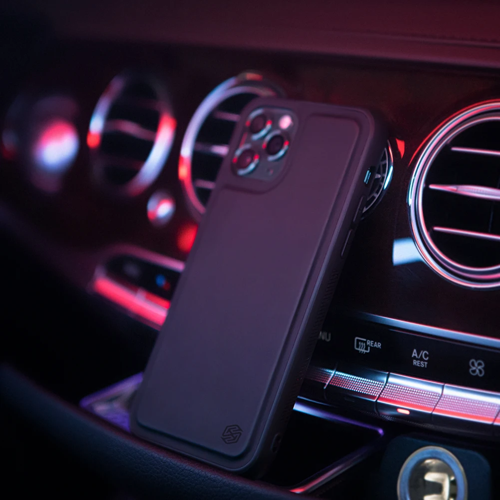 

NILLKIN For iPhone 11 pro Max Case 11 11 pro Case Invisible Magnet Wireless Charge Cover Soft Case Anti-Slip Anti-Scratch