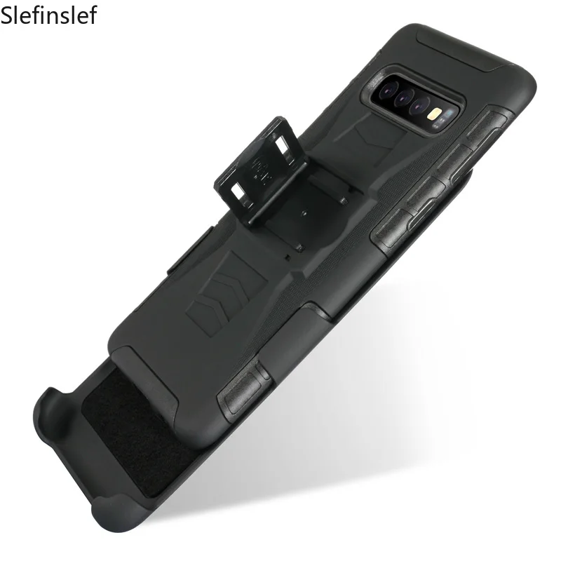 Защитный чехол противоударный с подставкой и зажимом для ремня задняя крышка