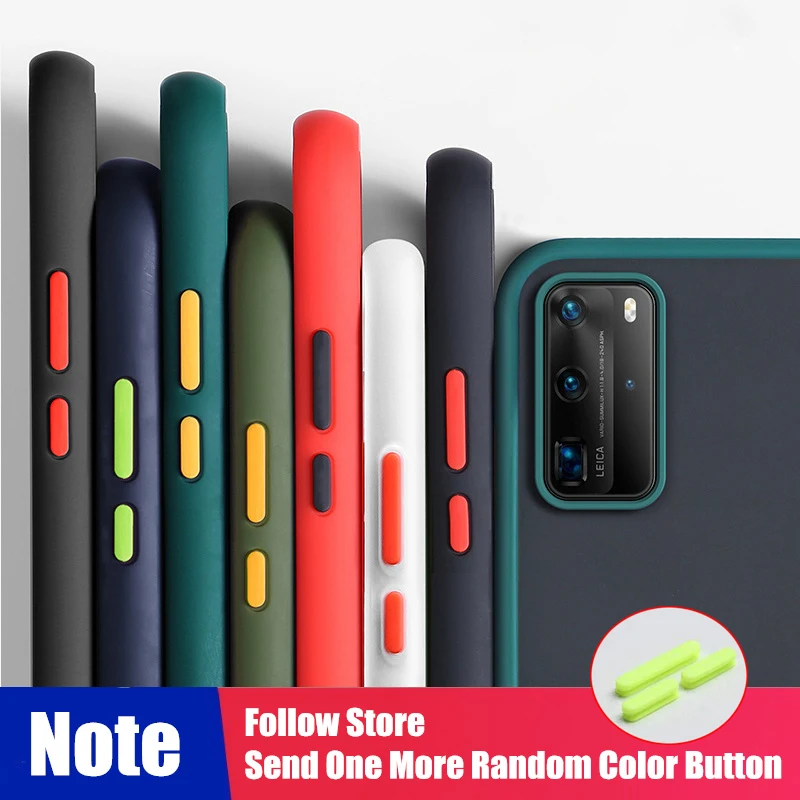 Матовый Силиконовый армированный чехол для Samsung Galaxy S20 Ultra S10 S9 S8 Plus A21 A51 A71 A81 A91 A10 A20