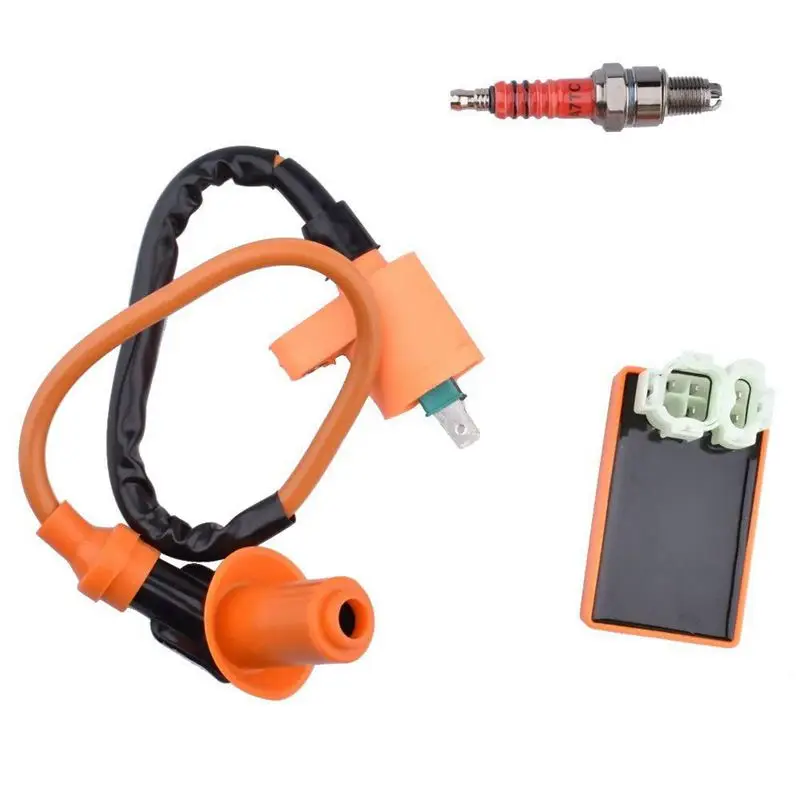 GY6 CDI катушка зажигания гоночная Свеча с 39 мм воздушный фильтр для 50cc 125cc 150cc скутер