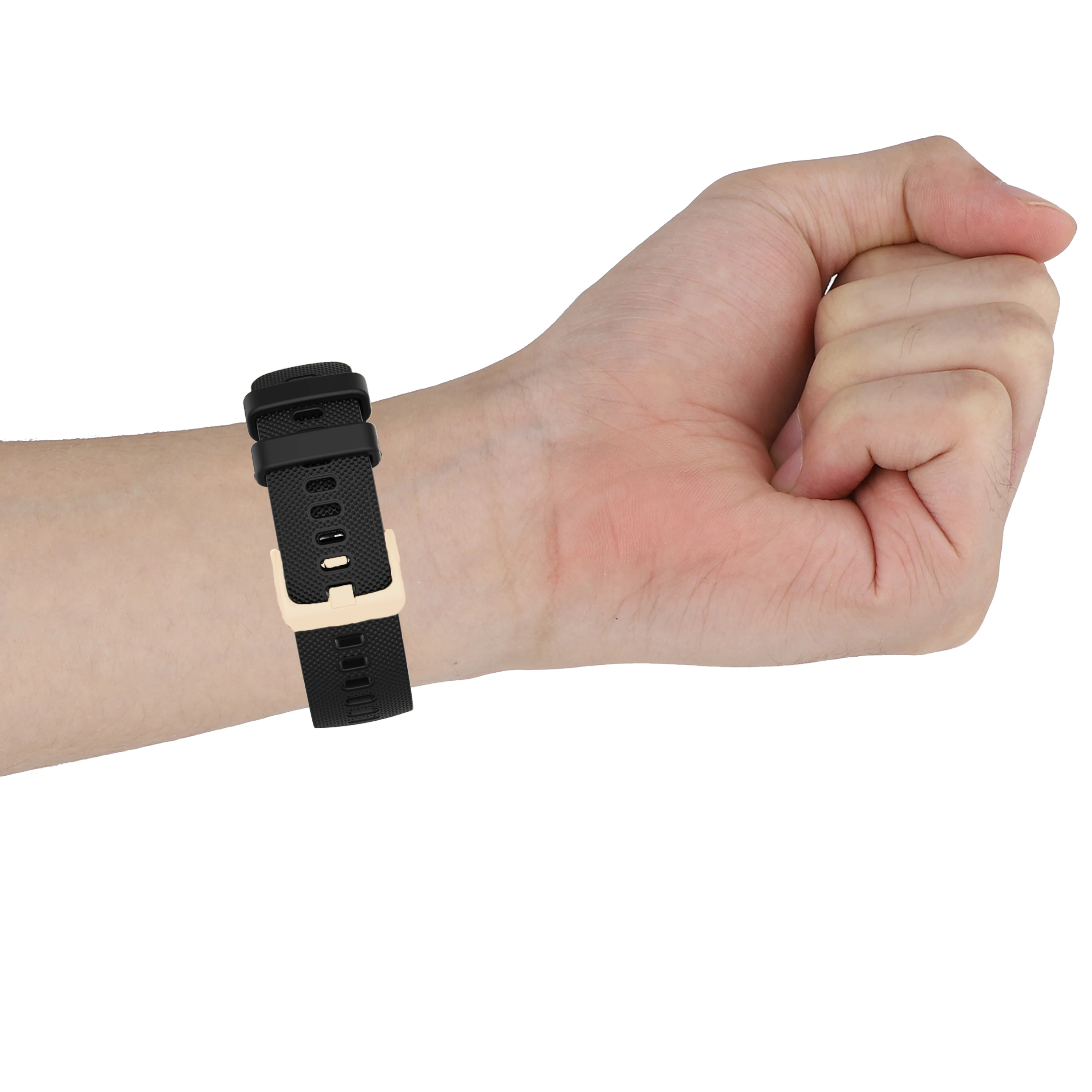 Ремешок силиконовый для наручных часов Garmin Vivoactive 3S браслет-петля с пряжкой из