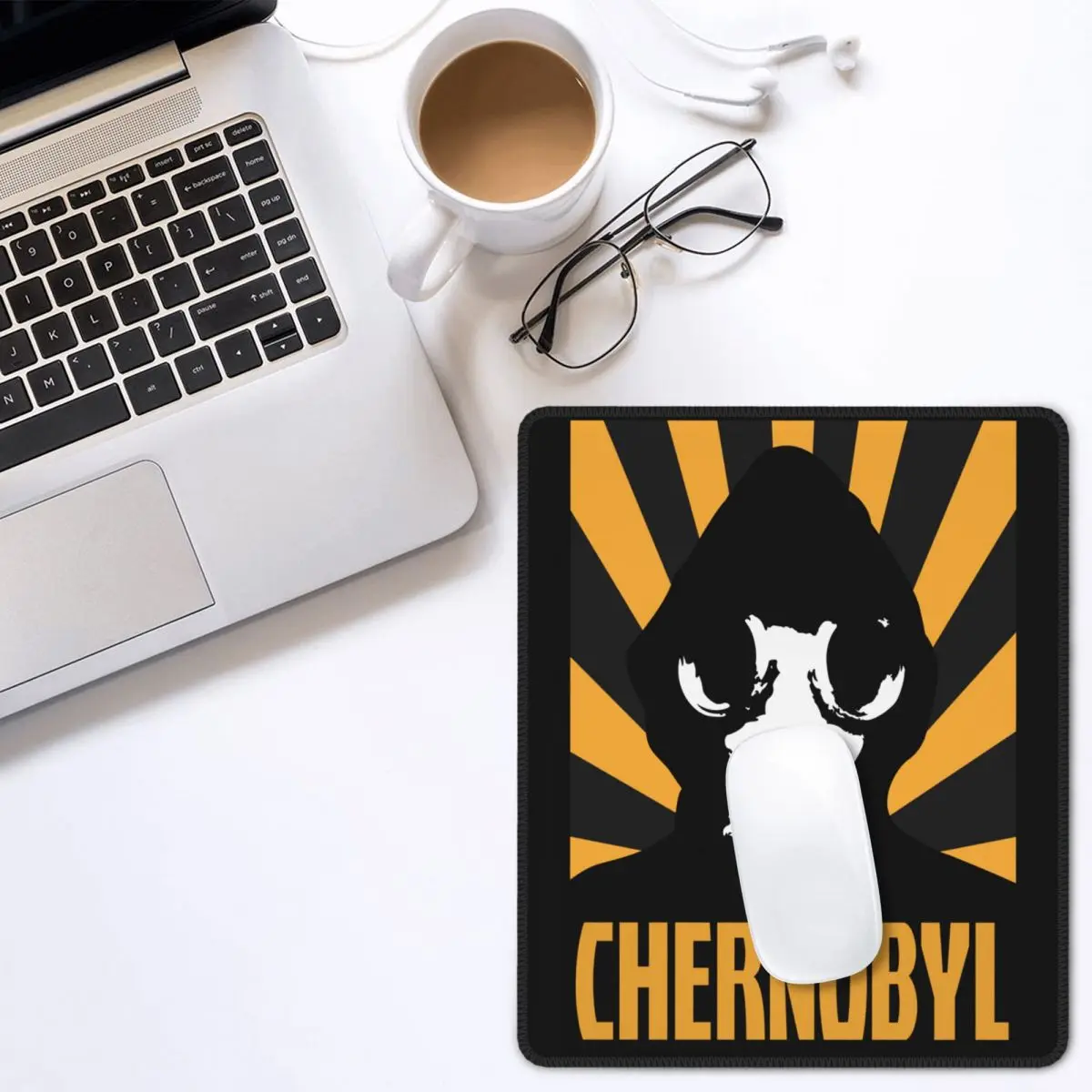 

Nuclear Disaster Chernobyl Geek Ukraine Radiation Gaming Mouse Pad Waterproof Desk Mat Pads Rubber Office Home Deco Mat