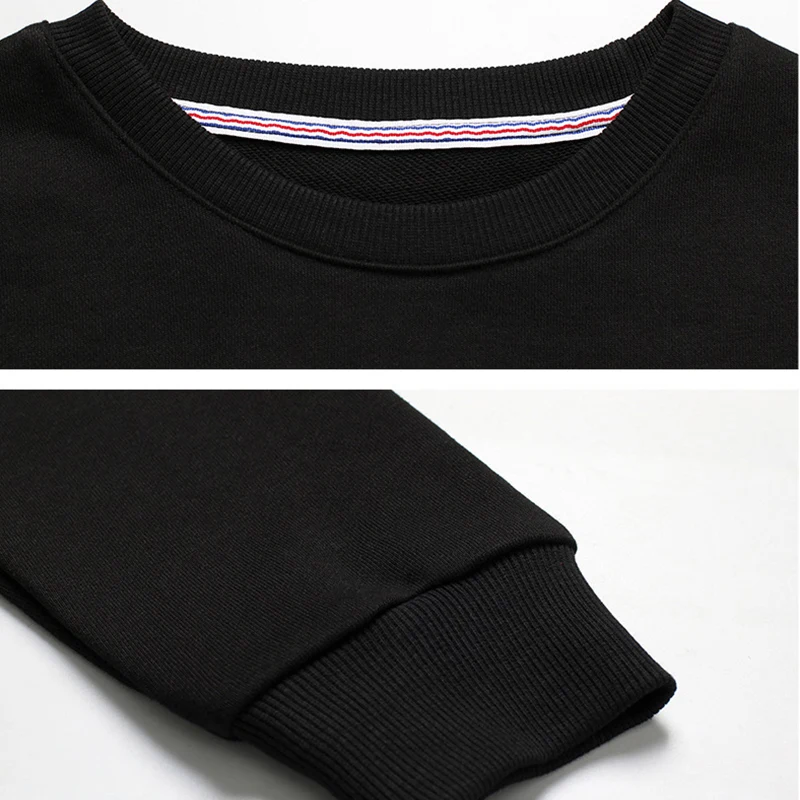 

2021 Spring Autumn Plus Size Korean Crewneck Sweatshirt Women Polerones Letter Embroidery Long Sleeve Hoodies Female Pullover