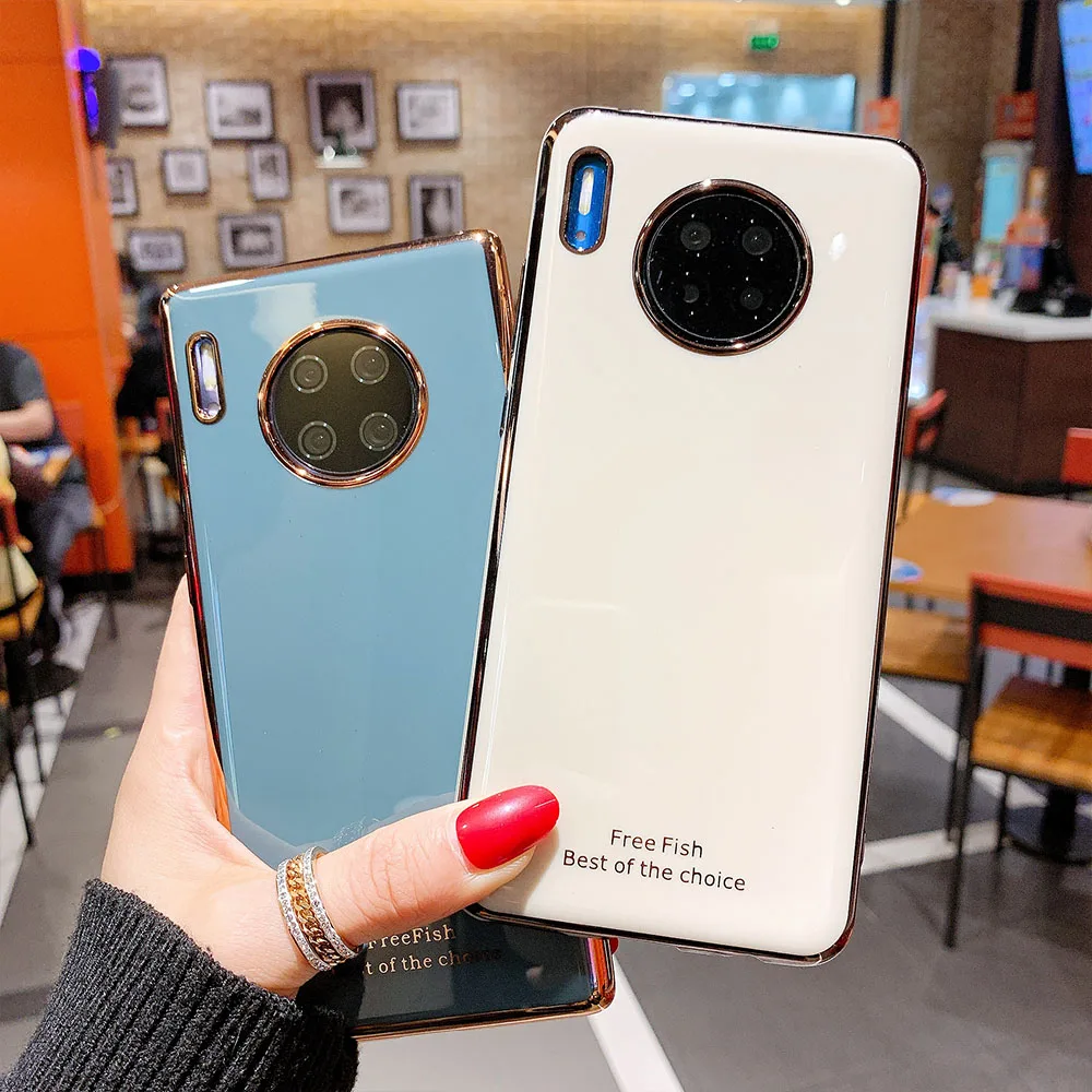 Роскошный чехол для телефона Huawei P40 P30 P20 Pro Lite Mate 30 20 Honor Nova 3 3i 4 5 5i мягкий