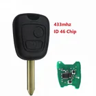 2-кнопочный дистанционный ключ для чипа ID46 433 МГц для Citroen Saxo Picasso Xsara Berlingo SX9 Blade