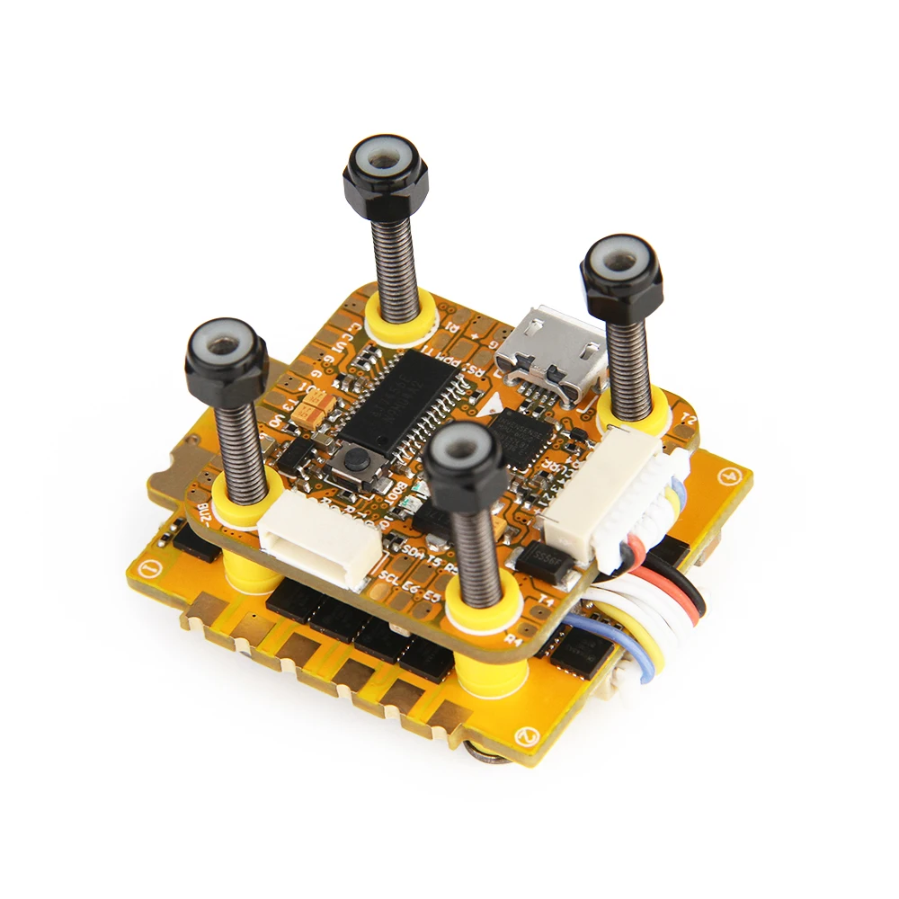 T-motor MINI F45A ESC + Контроллер полета F7 для бесщеточного дрона с бесщеточным
