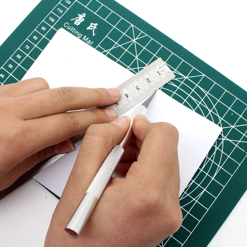 3 шт. набор ручек ножей разделочных бумажных наборов небольшая линейка