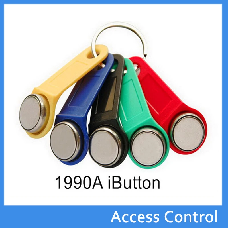 (10 шт./партия) iButton с ручкой TM карты ключ тег ds90a F5 Немагнитный для контроля доступа