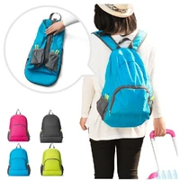 waterproof backpack ultralight foldable bag breathable shoulder strap outdoor camping hiking backpack with storage bag