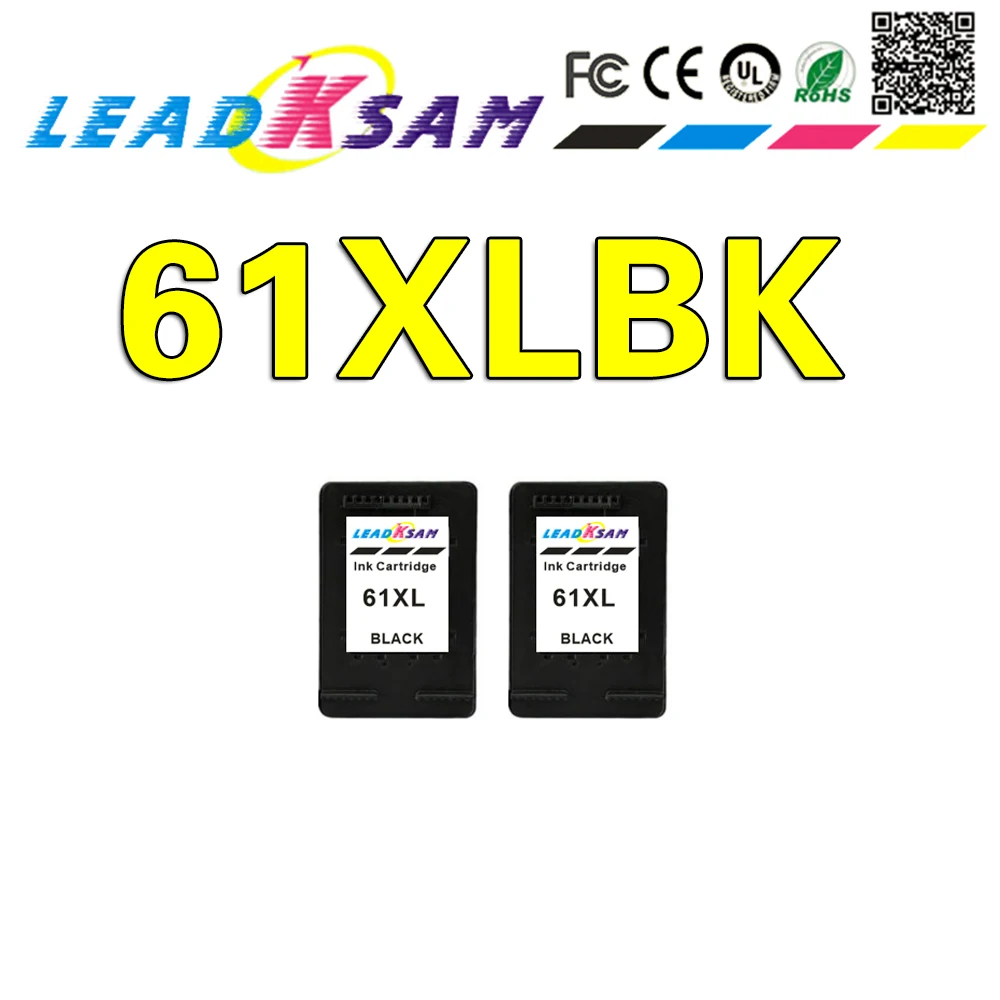 Черный чернильный картридж совместимый для hp 61 xl hp61 61xl Deskjet 1000 1050 1055 2000 2050 2512 3000 J110a