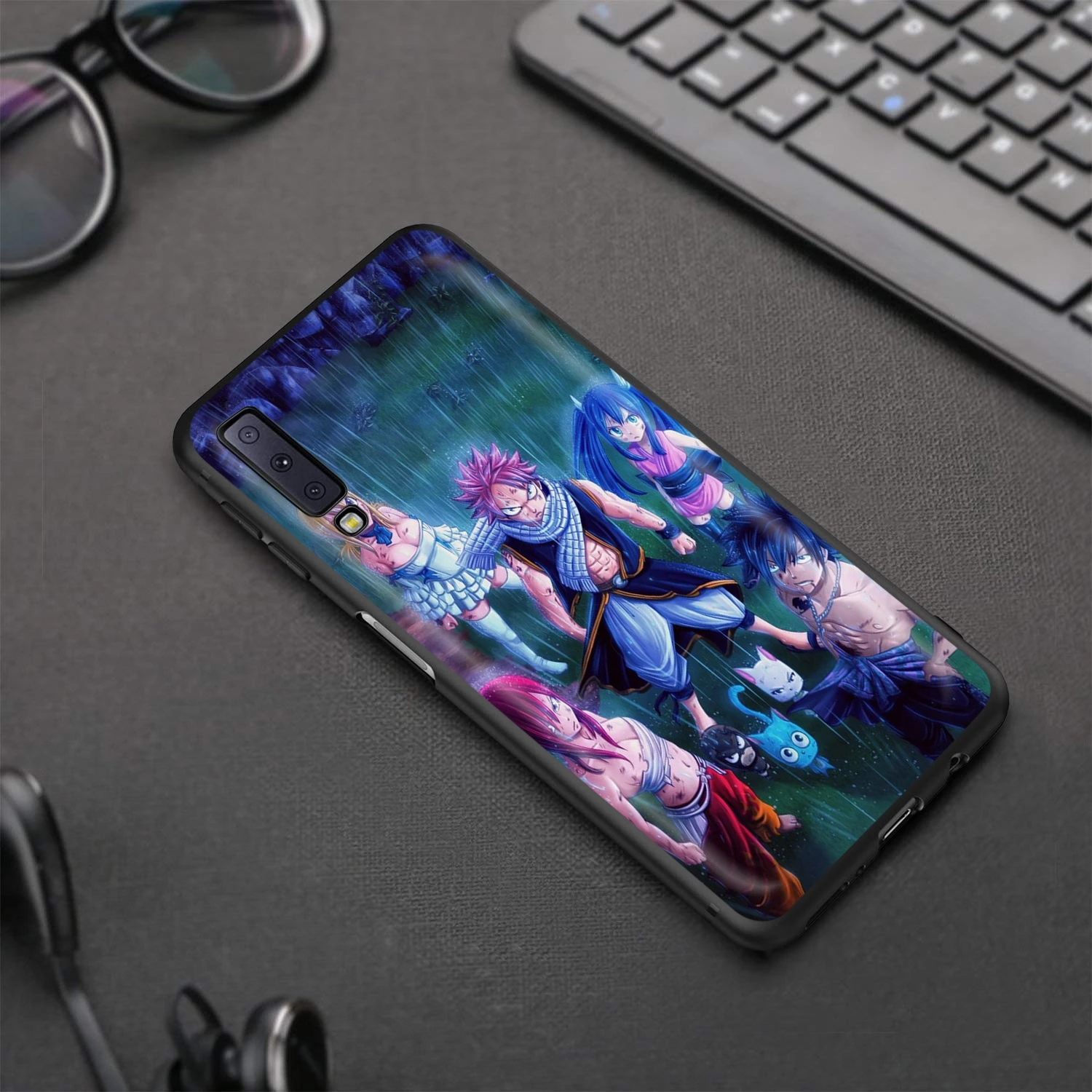 Чехол с рисунком аниме Феи хвост для Samsung Galaxy A2 J4 Core J6 J7 DUO J8 2018 Plus Prime A20E A70S A01 A11 A21 A41 |
