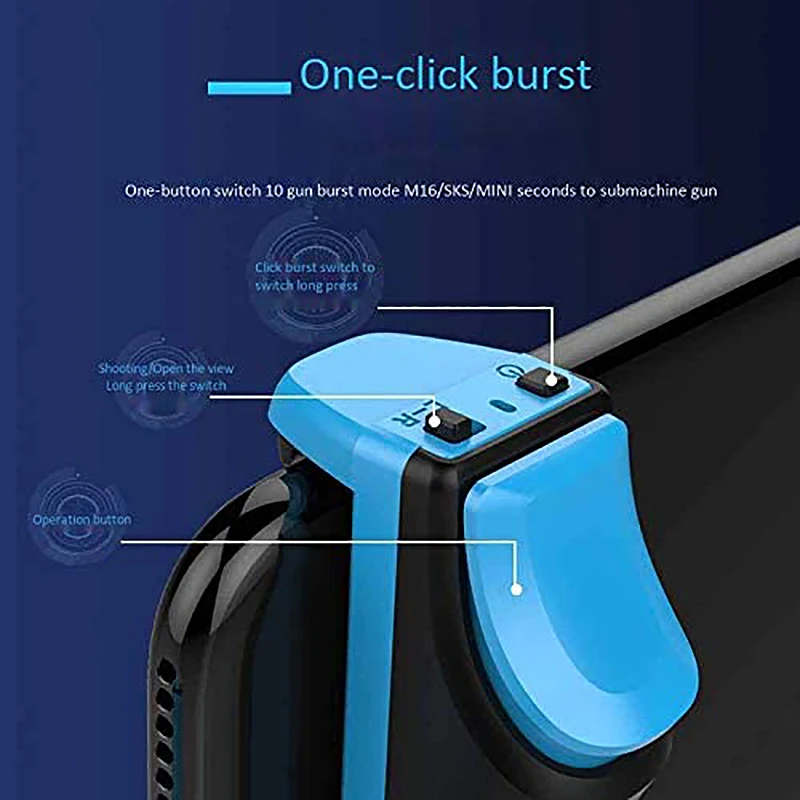 Для PUBG мобильный игровой контроллер геймпад триггер для Android и IPHONE 1 пара |