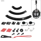 3-ходовой мотоциклетный шлем с кронштейном, регулируемый кронштейн для экшн-камеры Insta360 One X Gopro Dji Osmo