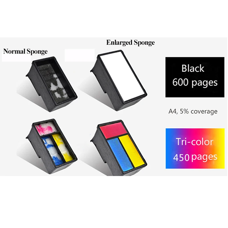 Bonala 121XL картридж для HP121 hp 121 Чернильный Картридж струйного принтера HP Deskjet F2423 F2483