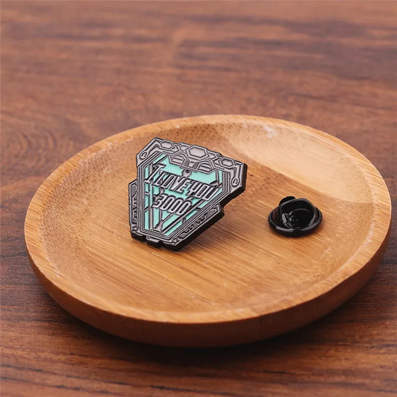 Брошь с символикой Мстителей для мужчин wo Broche Железный человек Tony Stark I Love You 3000 Times значок Эмаль Булавка винтажная Защитная булавка