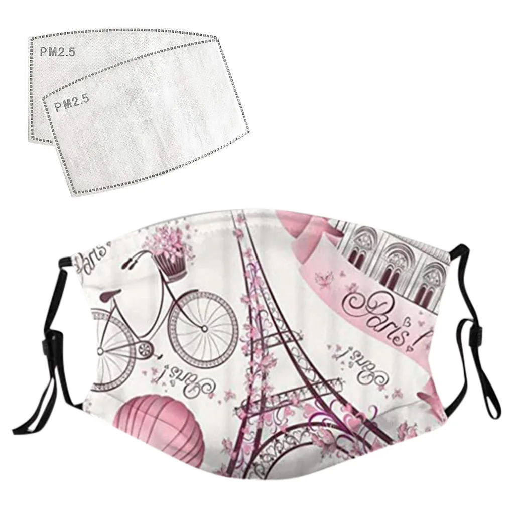 Пылезащитная маска забавная ветрозащитная Дымчатая моющаяся многоразовая для