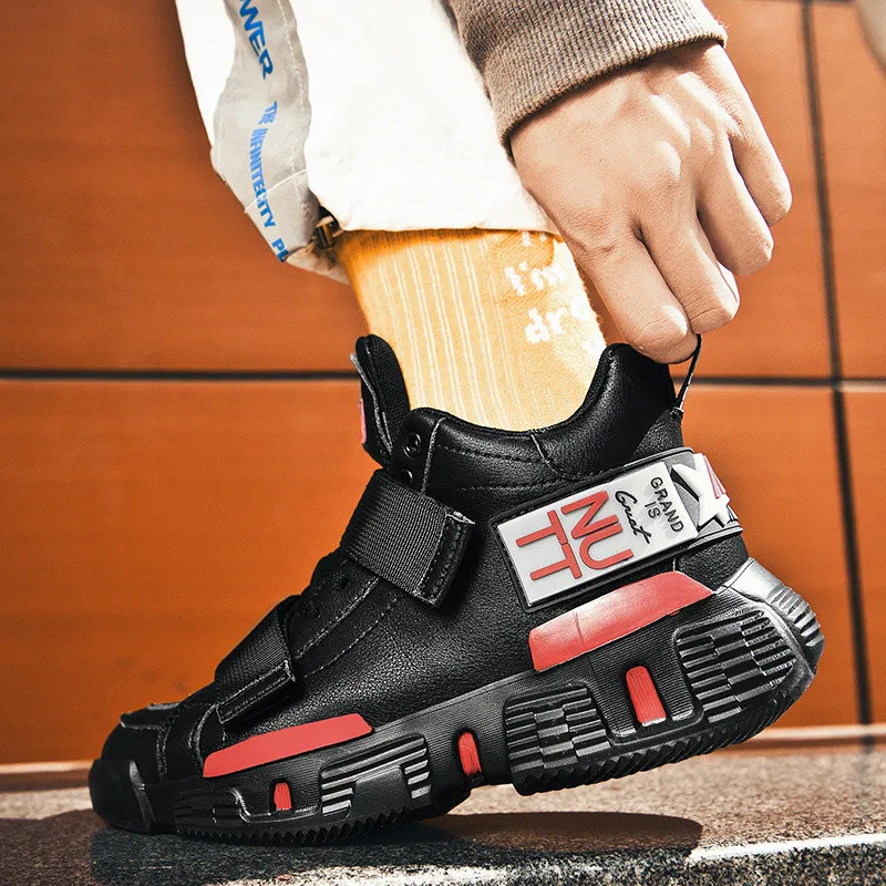 Новинка мужские кроссовки из натуральной кожи дышащие для прогулок спортивная