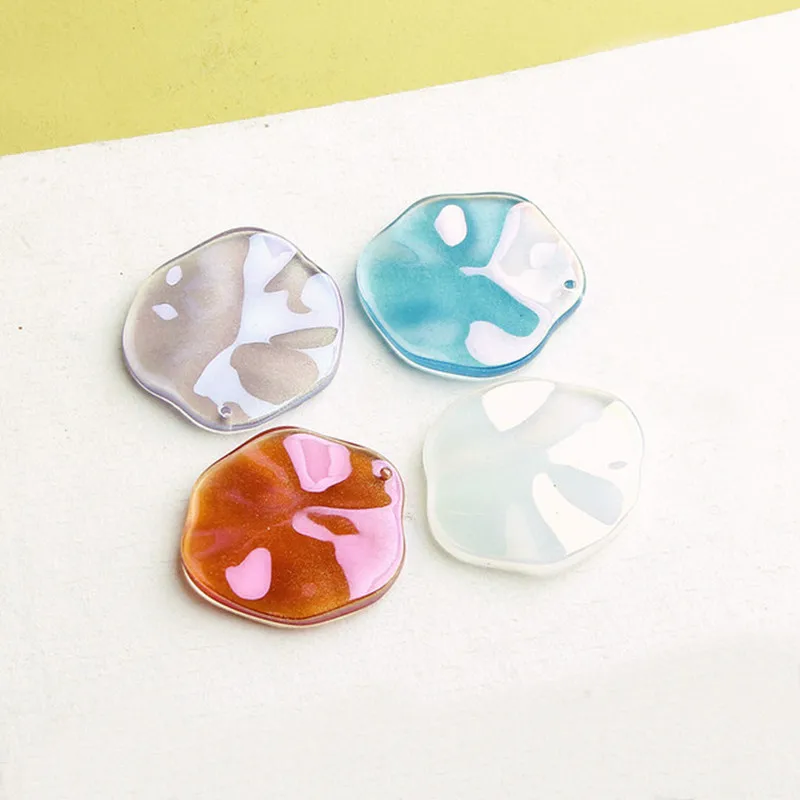 Кулон из акриловой смолы, 4 шт., 30 х32 мм