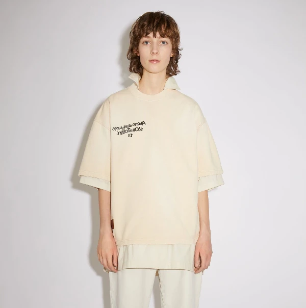 

Новинка лета 2021, модная классическая брендовая роскошная дизайнерская Повседневная Универсальная футболка унисекс A3 с принтом улыбающего...