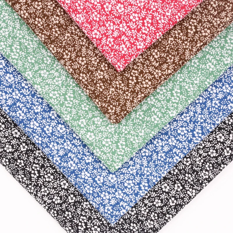 100*145 см хлопчатобумажная ткань для платья набивная DIY Ручная работа кукла шитье