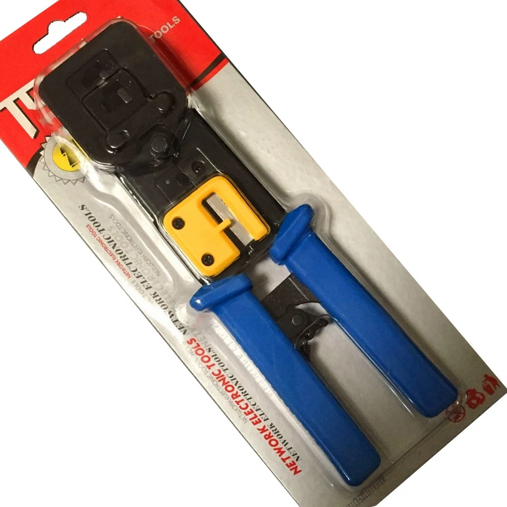 

2021 5 Crimper Hand Network Tools Pliers RJ12 Cat5 Cat6 8P8C Cable Stripper Pressing Clamp Tongs Clip Pliers Multi Function New