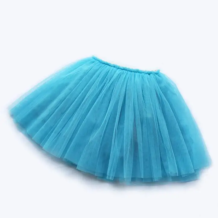 light blue Юбки-пачки для девочек, детские хлопковые юбки-пачки для малышей возрастом от 2 до 10 лет, весенне-летняя одежда для девочек короткие юбки наивысшего качества - Цвет: light blue