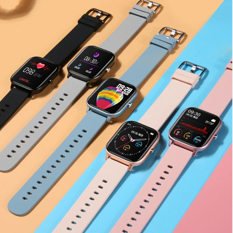 

P8 1.4 inch Smart Watch Men Full Touch Fitness Tracker Blood Pressure Smart Clock Women GTS Smartwatch for Xiaomi