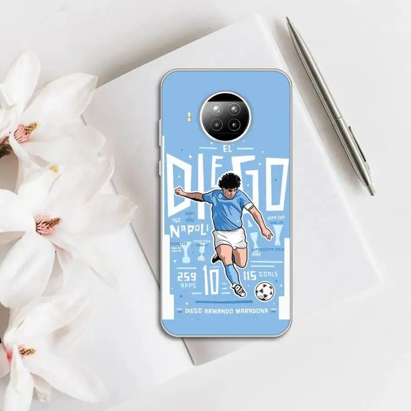 

Diego Armando Maradona Argentina Phone Case Transparent Xiaomi mi note 10 8 9 t HUAWEI p30 40 11 Samsung S 8 9 10 20 pro lite