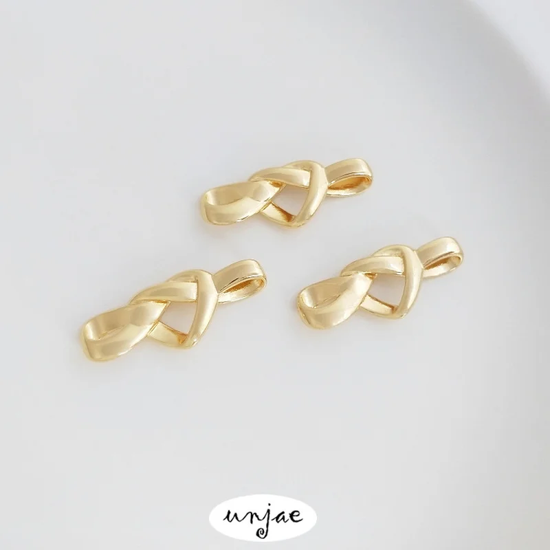 

Золотистый цветной персиковый узел в форме сердца соединительный элемент бант в форме сердца аксессуары «сделай сам» ювелирные изделия аксессуары