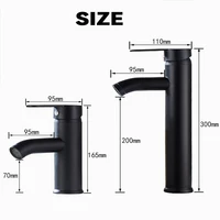 black faucet brass faucet bathroom basin faucets lavatory sink tap hot cold mixer tap deck mounted single hole bathroom fauce