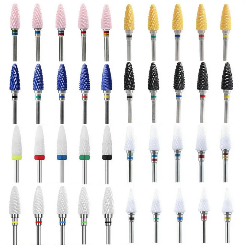 

1pcs Ceramic Nail Drill Bit For Electric Manicure Drills Machine Milling Cutter Nail Files Buffers Nail Art Equipment Accessory