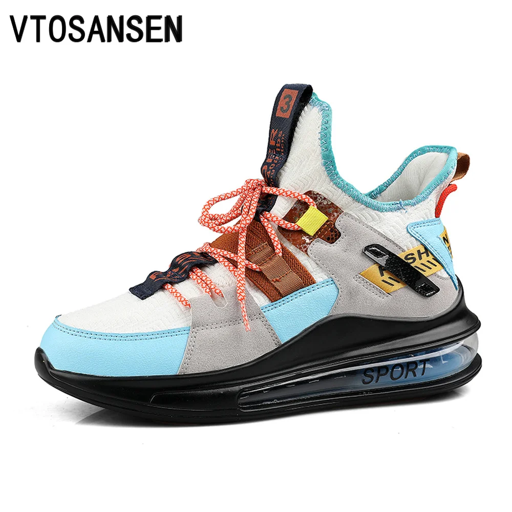 

Men's Breathable Running Dad Shoes Filas Lightweight Clunky Sneakers Size 46 Air Maxs Thick-soled Sports Men's Casual Shoes 2021