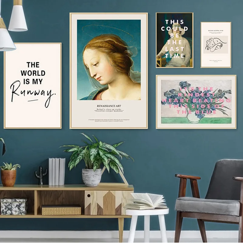 

Modern Style Matisse Van Gogh Art Abstract Wall Poster Canvas Print Minimalist Painting Contemporary Vintage Decoration Picture