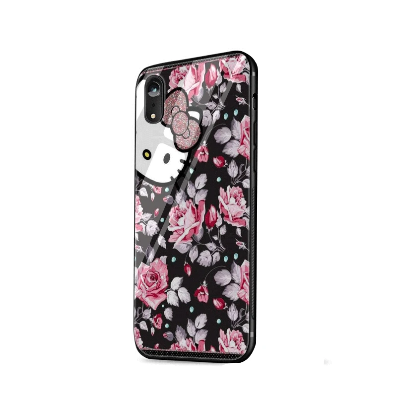 Стекло для мобильного телефона чехол iPhone 5 5S SE 6 6s 7 8 Plus XR X XS максимальный Naughty hello